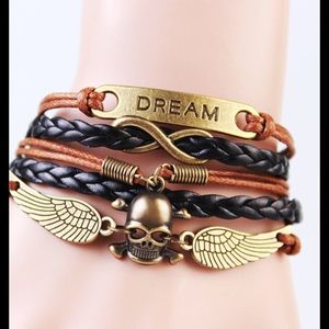 New Skull Dream Infinity Bracelet